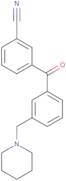 3-Cyano-3'-piperidinomethyl benzophenone