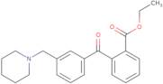 2-Carboethoxy-3'-piperidinomethyl benzophenone