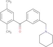 2,5-Dimethyl-3'-piperidinomethyl benzophenone