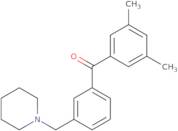 3,5-Dimethyl-3'-piperidinomethyl benzophenone