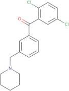 2,5-Dichloro-3'-piperidinomethyl benzophenone