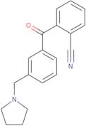 2-Cyano-3'-pyrrolidinomethyl benzophenone