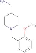 {1-[(2-Methoxyphenyl)methyl]piperidin-4-yl}methanamine