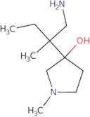 3-(1-Amino-2-methylbutan-2-yl)-1-methylpyrrolidin-3-ol