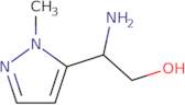 2-Amino-2-(1-methyl-1H-pyrazol-5-yl)ethan-1-ol