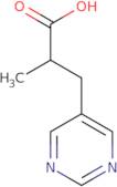 2-Methyl-3-(pyrimidin-5-yl)propanoic acid