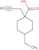 4-Ethyl-1-prop-2-ynylcyclohexane-1-carboxylic acid