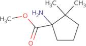 Methyl 1-amino-2,2-dimethylcyclopentane-1-carboxylate