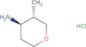 (3S,4R)-3-Methyloxan-4-amine HCl ee