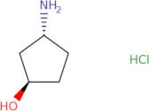 (1R,3R)-3-aminocyclopentan-1-ol hydrochloride