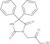 3-(3-Bromo-2-oxopropyl)-5,5-diphenylimidazolidine-2,4-dione