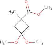 Methyl 3,3-dimethoxy-1-methyl-cyclobutanecarboxylate