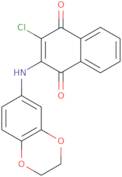 2-Chloro-3-(2,3-dihydro-1,4-benzodioxin-6-ylamino)naphthoquinone