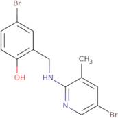 4-Bromo-2-{[(5-bromo-3-methyl-2-pyridinyl)amino]methyl}benzenol