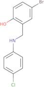 4-Bromo-2-{[(4-chlorophenyl)amino]methyl}phenol