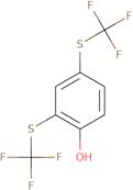 2,4-Bis[(trifluoromethyl)sulfanyl]phenol