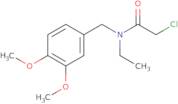 2-Chloro-N-[(3,4-dimethoxyphenyl)methyl]-N-ethylacetamide