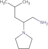 4-Methyl-2-(pyrrolidin-1-yl)pentan-1-amine