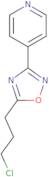 4-[5-(3-Chloropropyl)-1,2,4-oxadiazol-3-yl]pyridine