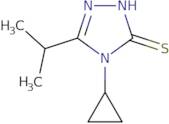 4-Cyclopropyl-5-(propan-2-yl)-4H-1,2,4-triazole-3-thiol