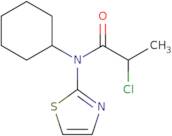 2-Chloro-N-cyclohexyl-N-(1,3-thiazol-2-yl)propanamide