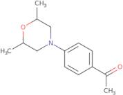 1-[4-(2,6-Dimethylmorpholin-4-yl)phenyl]ethan-1-one