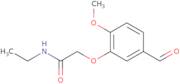 N-Ethyl-2-(5-formyl-2-methoxyphenoxy)acetamide