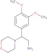 2-(3,4-Dimethoxyphenyl)-2-(morpholin-4-yl)ethan-1-amine