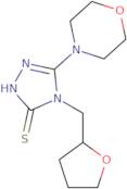 5-(Morpholin-4-yl)-4-(oxolan-2-ylmethyl)-4H-1,2,4-triazole-3-thiol