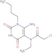 N-(6-Amino-1-butyl-2,4-dioxo-1,2,3,4-tetrahydropyrimidin-5-yl)-2-chloro-N-ethylacetamide