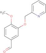 4-Methoxy-3-(pyridin-2-ylmethoxy)benzaldehyde