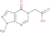 (1-Methyl-4-oxo-1,4-dihydro-pyrazolo[3,4-d]pyrimidin-5-yl)-acetic acid