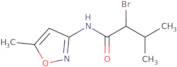 2-Bromo-3-methyl-N-(5-methyl-1,2-oxazol-3-yl)butanamide