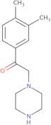 1-(3,4-Dimethylphenyl)-2-(piperazin-1-yl)ethan-1-one