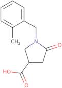 1-(o-Tolylmethyl)-5-oxopyrrolidine-3-carboxylic acid