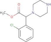 Methyl (2-chlorophenyl)(piperazin-1-yl)acetate