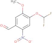 4-(Difluoromethoxy)-5-methoxy-2-nitrobenzaldehyde