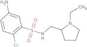 5-Amino-2-chloro-N-[(1-ethylpyrrolidin-2-yl)methyl]benzenesulfonamide