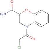 4-(2-Chloroacetyl)-3,4-dihydro-2H-1,4-benzoxazine-2-carboxamide