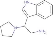 2-(1H-Indol-3-yl)-2-(pyrrolidin-1-yl)ethan-1-amine