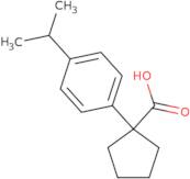 1-[4-(Propan-2-yl)phenyl]cyclopentane-1-carboxylic acid