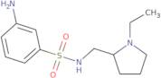 3-Amino-N-[(1-ethylpyrrolidin-2-yl)methyl]benzenesulfonamide