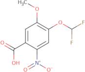 4-(Difluoromethoxy)-5-methoxy-2-nitrobenzoic acid