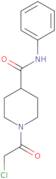 1-(2-Chloroacetyl)-N-phenylpiperidine-4-carboxamide