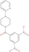 3,5-dinitrophenyl 4-(2-pyridyl)piperazinyl ketone