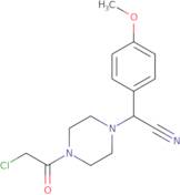 2-[4-(2-Chloroacetyl)piperazin-1-yl]-2-(4-methoxyphenyl)acetonitrile