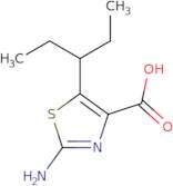 2-Amino-5-(1-ethylpropyl)-1,3-thiazole-4-carboxylic acid