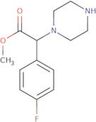 Methyl 2-(4-fluorophenyl)-2-(piperazin-1-yl)acetate