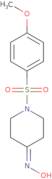 N-[1-(4-Methoxybenzenesulfonyl)piperidin-4-ylidene]hydroxylamine