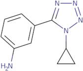 3-(1-Cyclopropyl-1H-1,2,3,4-tetrazol-5-yl)aniline